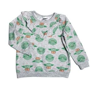 Star Wars girls 5Y ruffled sweatshirt